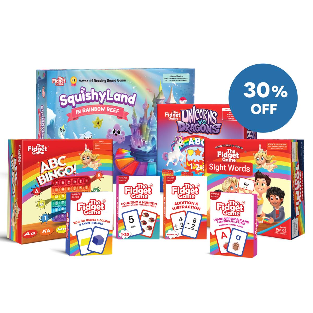 .Pre-K Shark Tank Bundle – Sturdy Build for Kids & Family