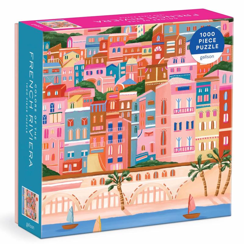 1000 Piece Puzzle, Colors of the French Riviera
