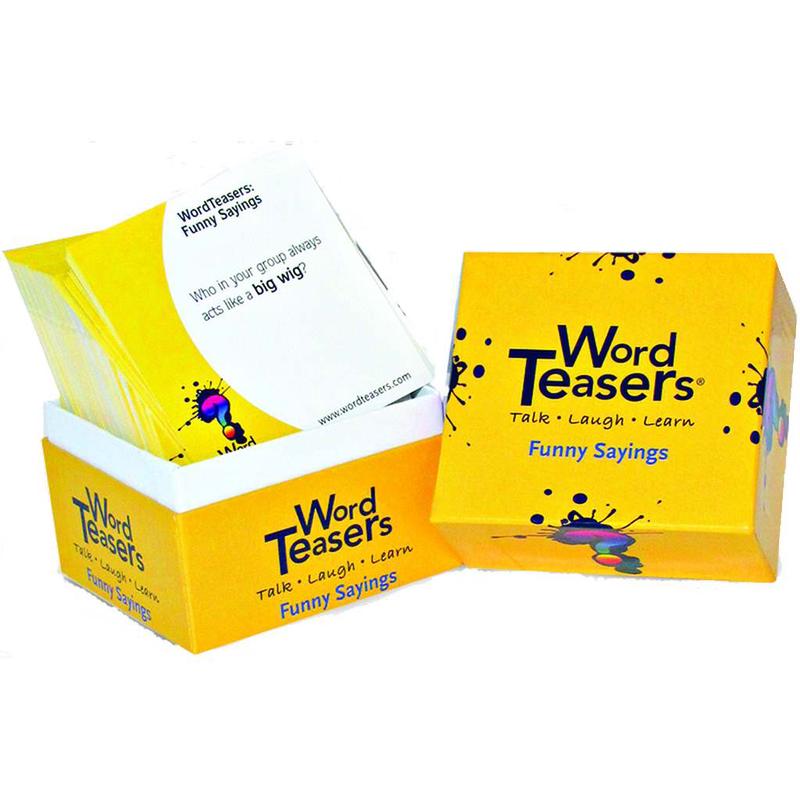 Word Teasers Funny Saying Cards