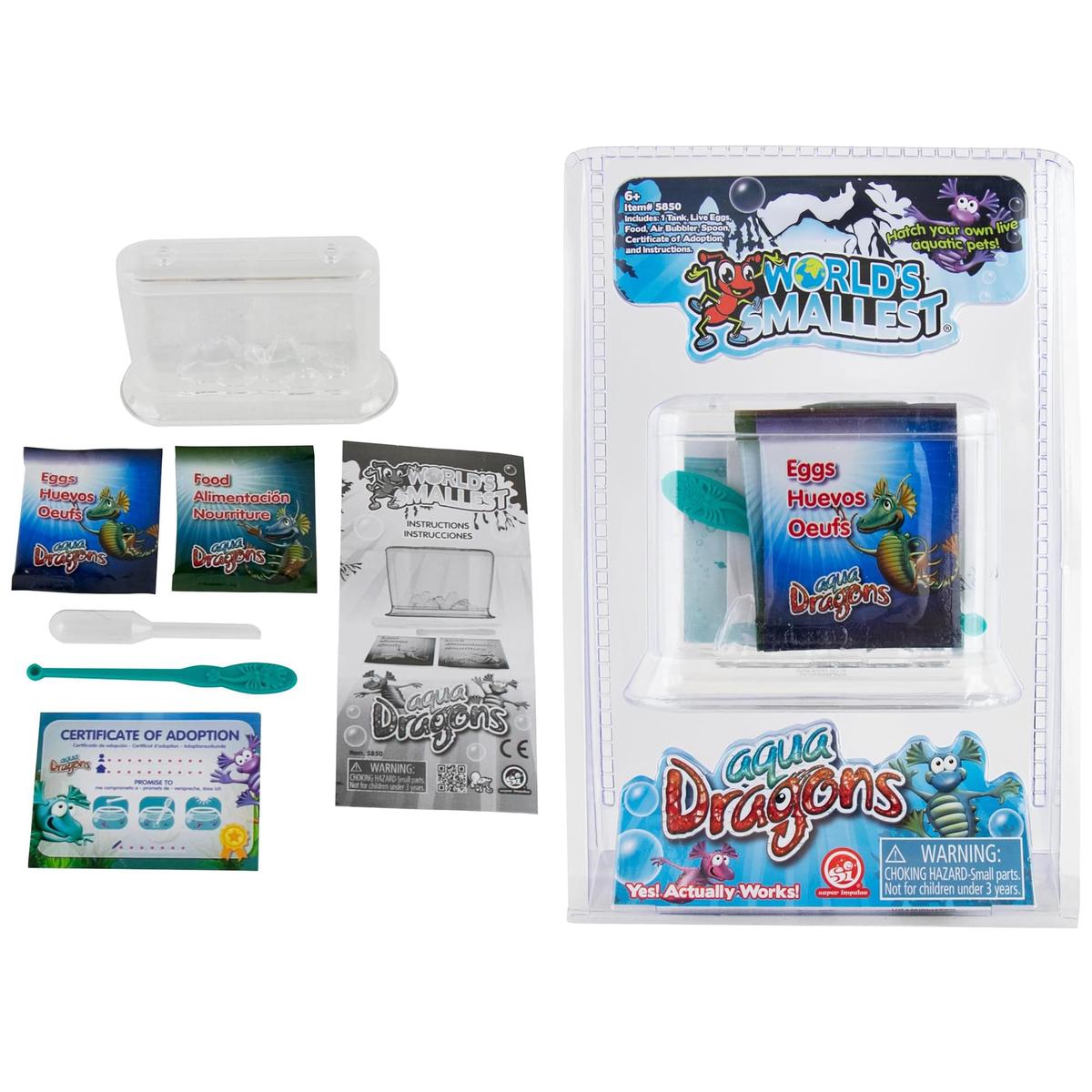 World’s Smallest Aqua Dragons, Hatch & Grow Miniature Science Kit