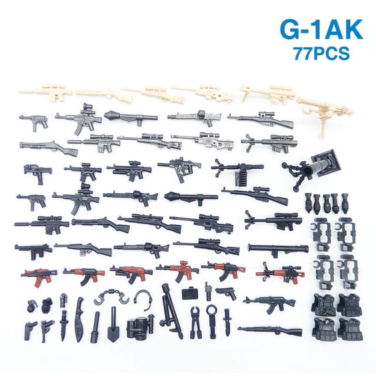 WW2 Motorcycle Soldiers – G-1AK (77PCS )