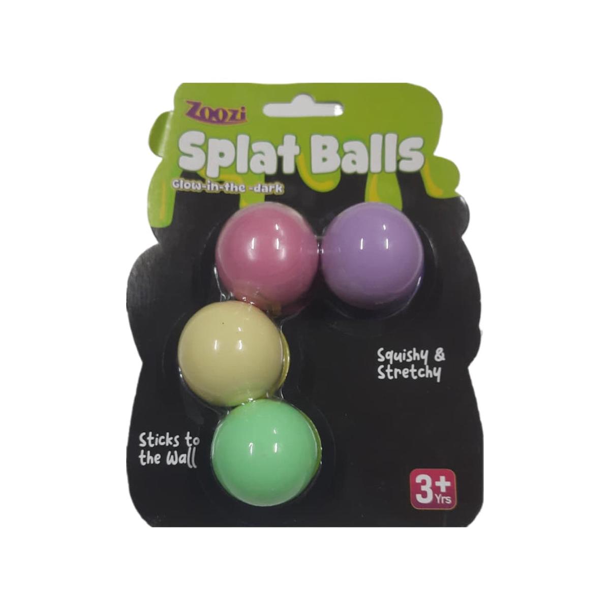 Zoozi Splat Balls Glow-In-The-Dark