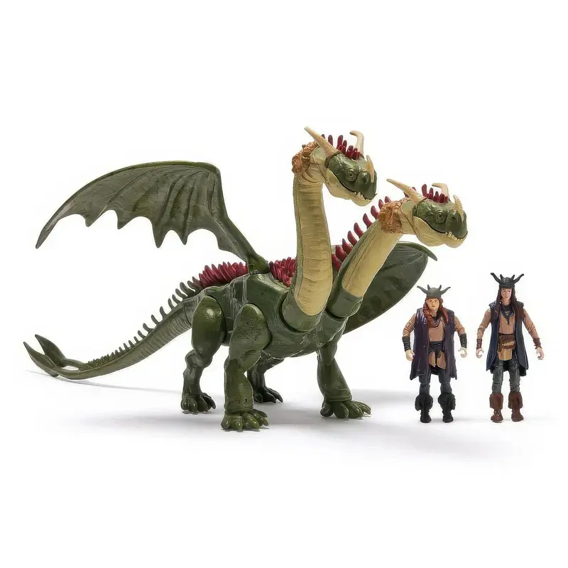 How To Train Your Dragon Zippleback with Twins Figure