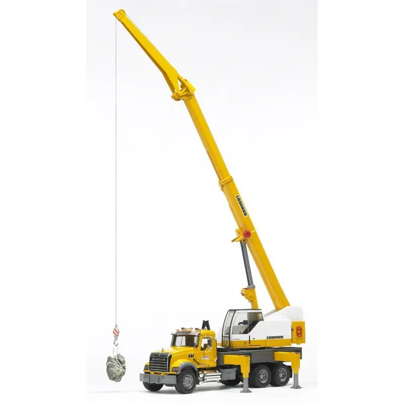 Bruder 02818 Mack Granite Liebherr Crane Truck