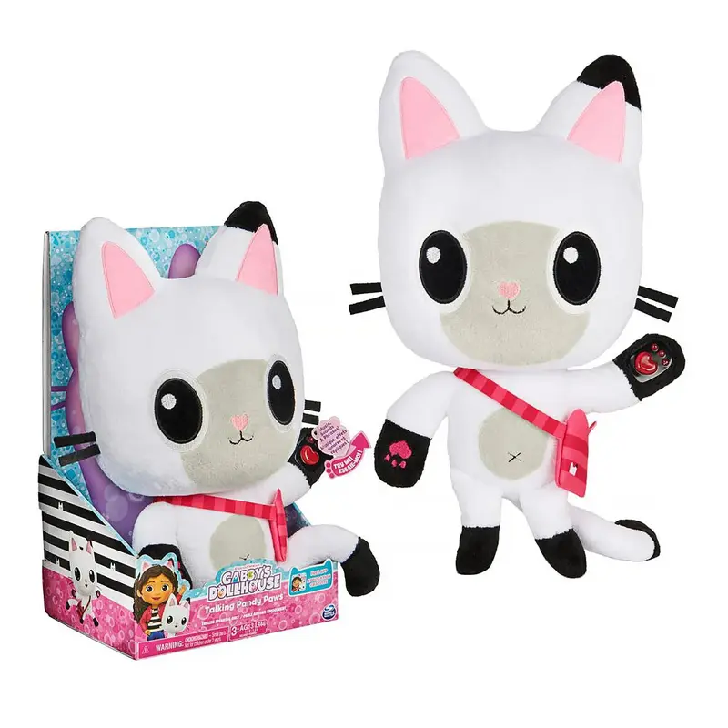 Gabby's Dollhouse Talking Pandy Paws 33cm Plush