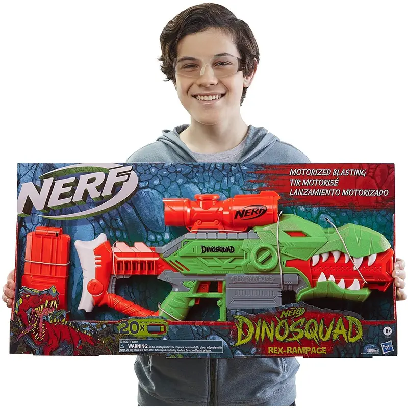 NERF Dinosquad Rex-rampage Motorized Dart Blaster