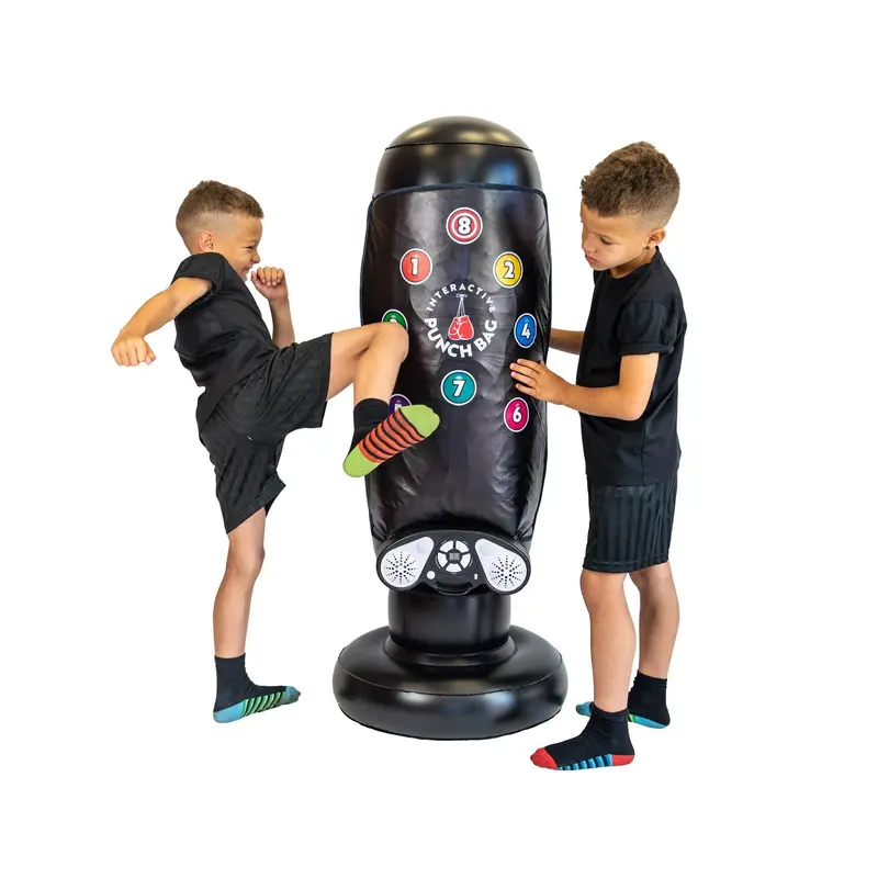 Rainbow Colours Interactive Musical Toy Punching Bag
