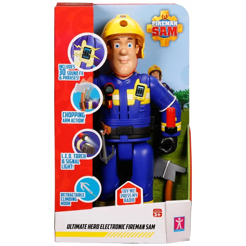 Ultimate Hero Electronic Fireman Sam Figure