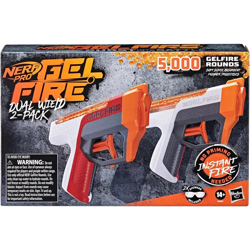 NERF Gelfire Dual Wield 2-blasters