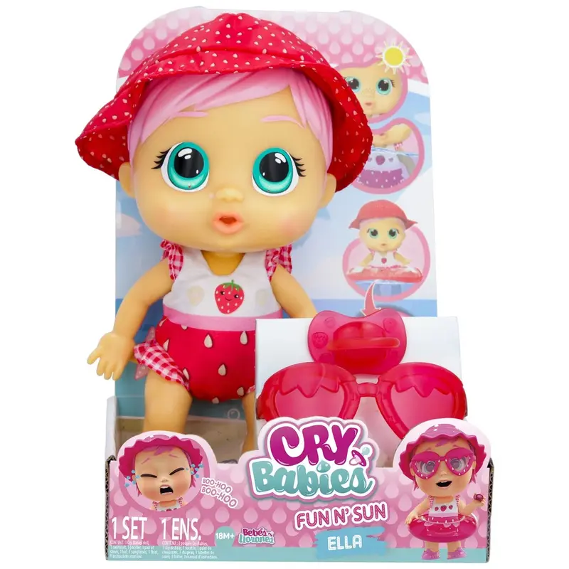 CRY BABIES Fun N’ Sun Ella Doll