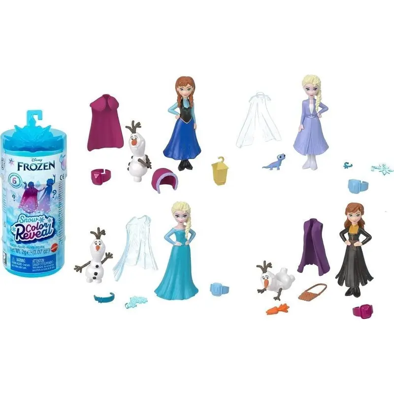 Disney Princess Frozen Small Dolls Colour Reveal 6 Surprises