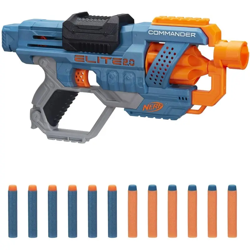 NERF Elite 2.0 Commander Rd-6 Blaster