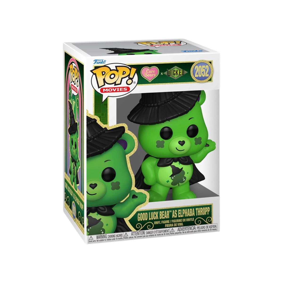 Good Luck Bear As Elphaba Thropp #2052 Funko Pop - Care Bears X Wicked - PREORDER
