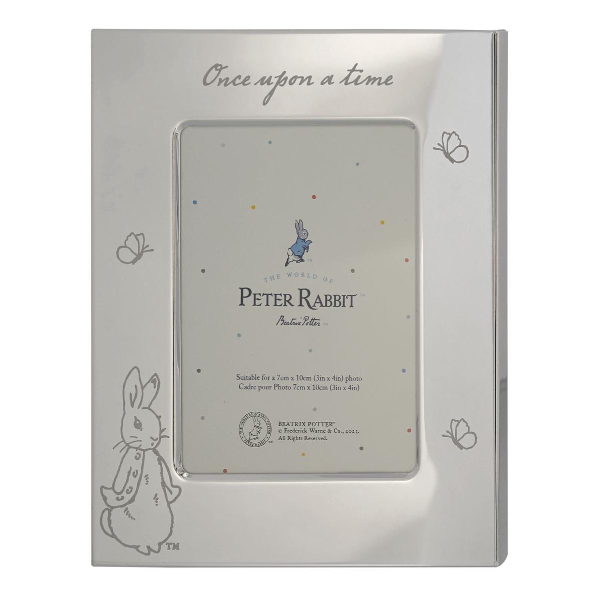 Peter Rabbit Silver Plated Photo Frame