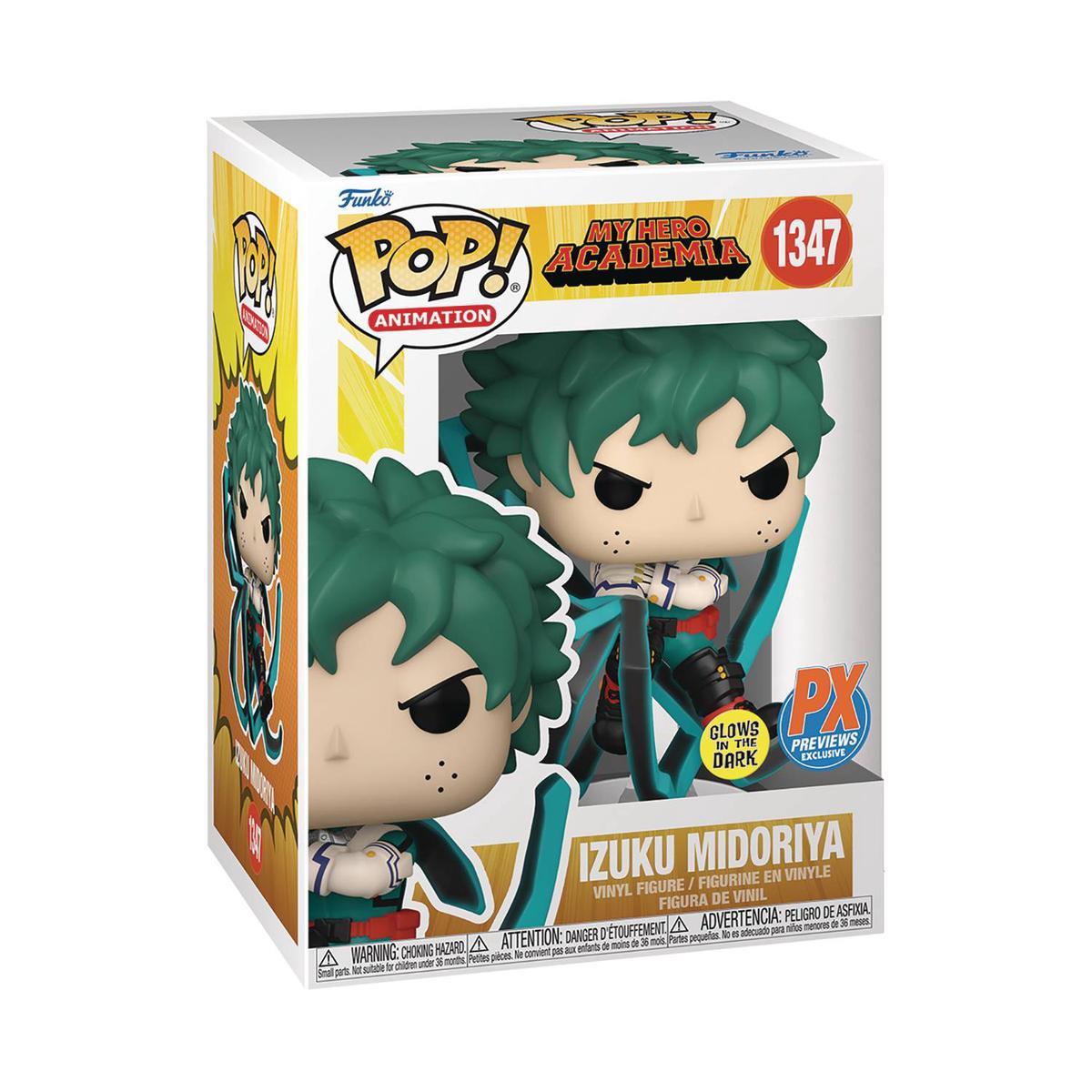 Funko Pop! Animation: My Hero Academia  Deku Blackwhip GITD PX Vinyl Figure