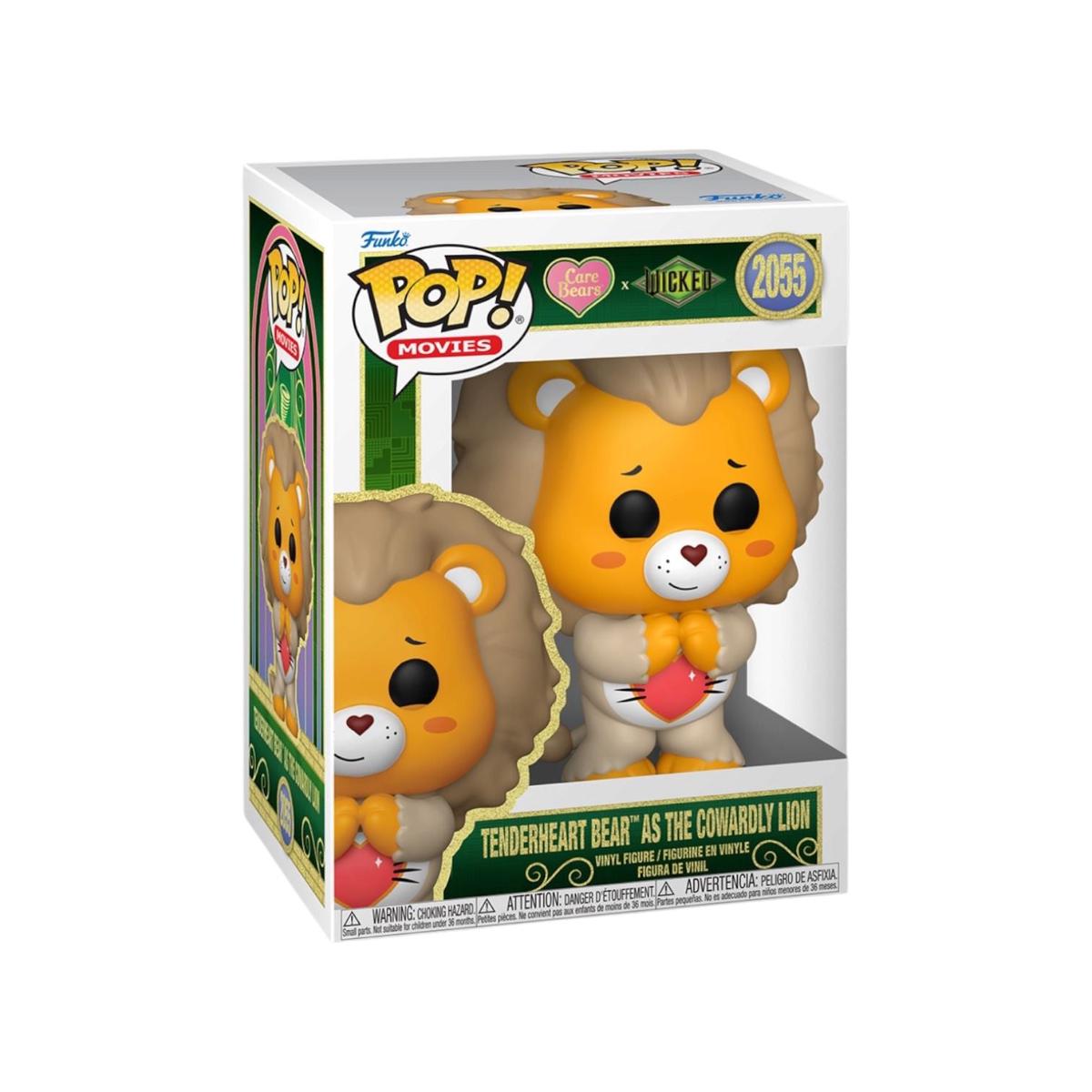 Tenderheart Bear as The Cowardly Lion #2055 Funko Pop - Care Bears X Wicked - PREORDER