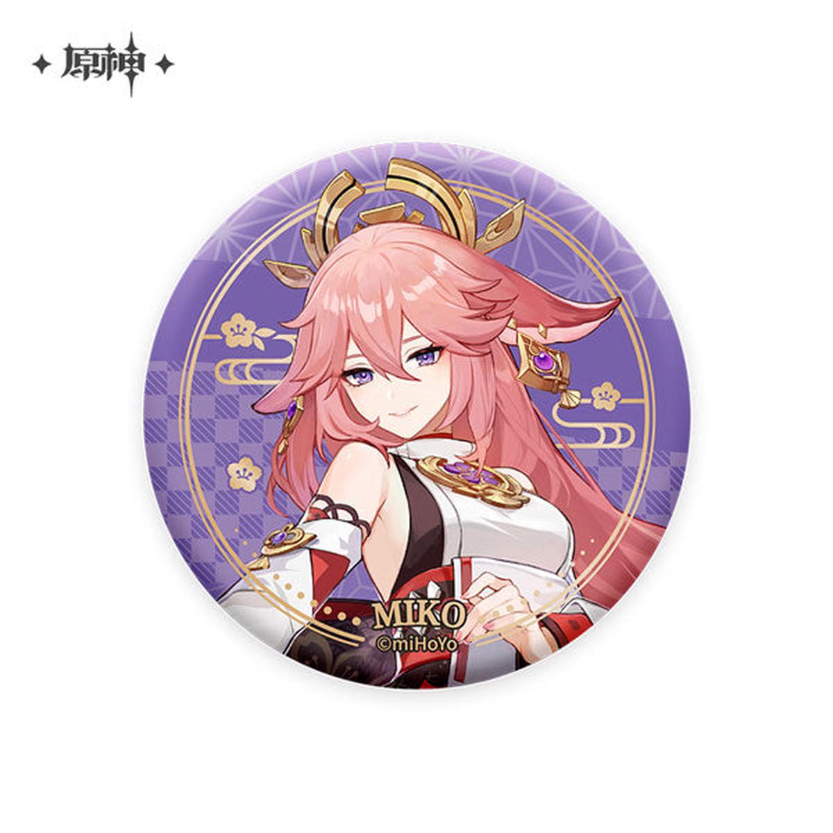 [Genshin Impact] Can Badge – MIKO YAE