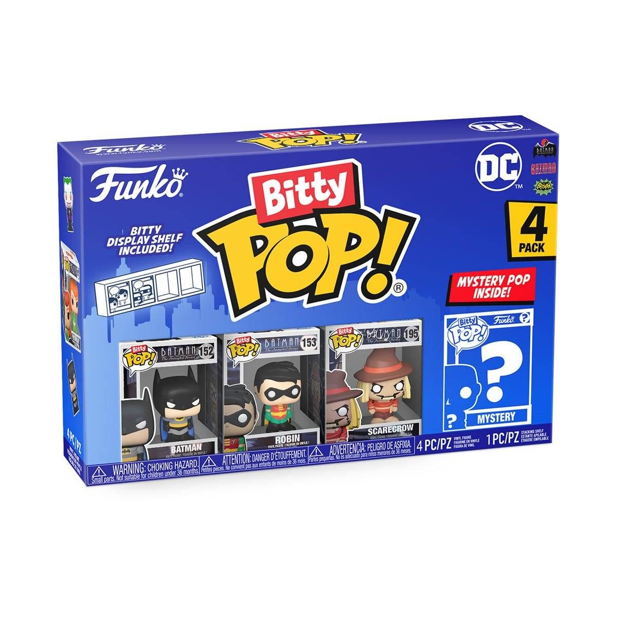 Funko Bitty Pop! DC – Batman 4-pack Set w/ Mystery Chase