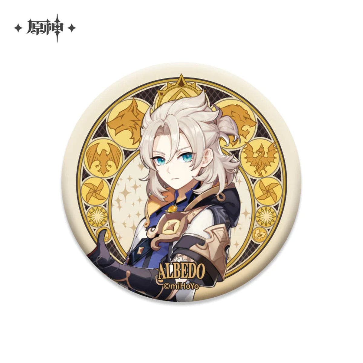 [Genshin Impact] Mondstadt Series Character Can Badge - Albedo