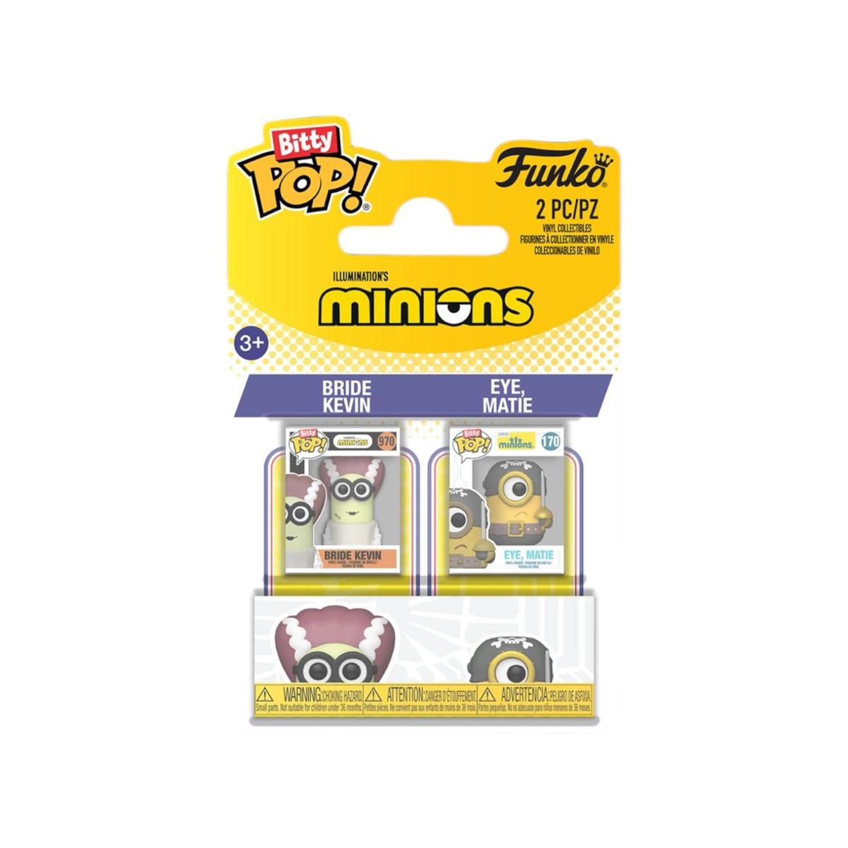 Bride Kevin & Eye Matie 2 pack Bitty Pop – Minions – PREORDER