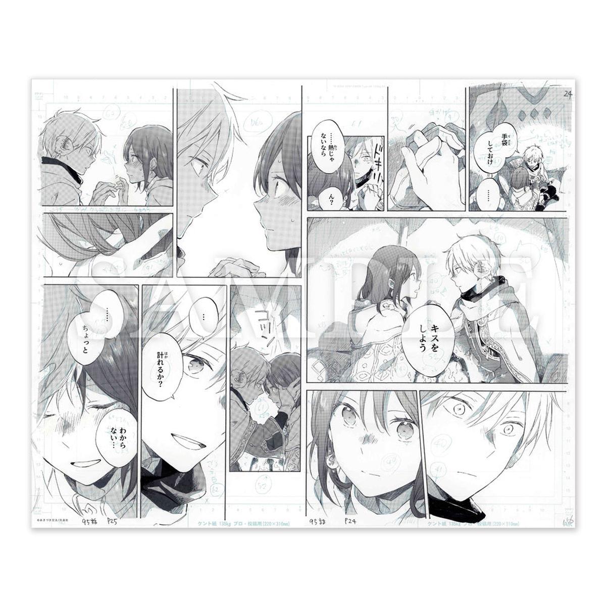 Genga Manuscript Akagami No Shira Yuki Hime 20th Anniversary Choice