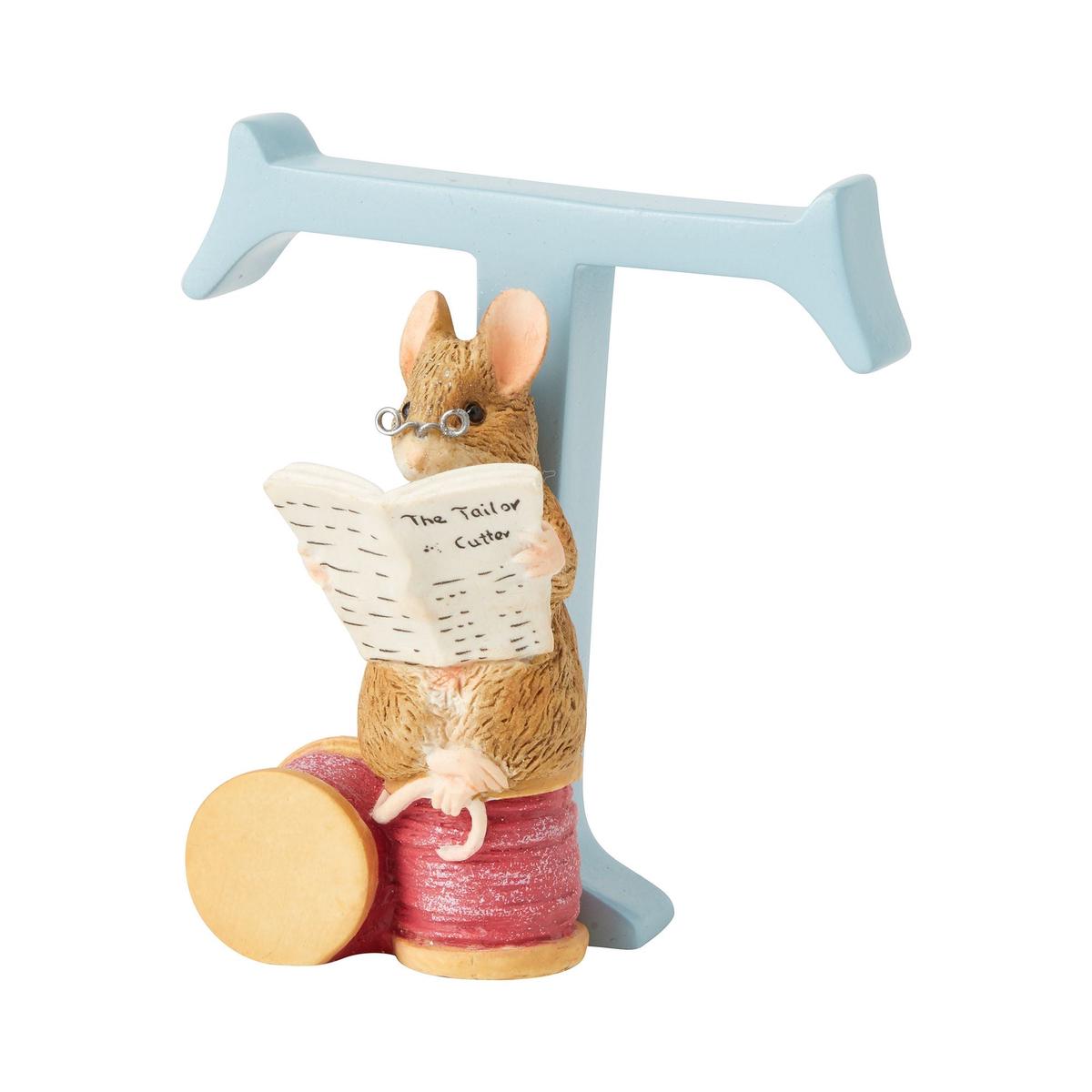 “T” – Peter Rabbit Decorative Alphabet Letter by Beatrix Potter