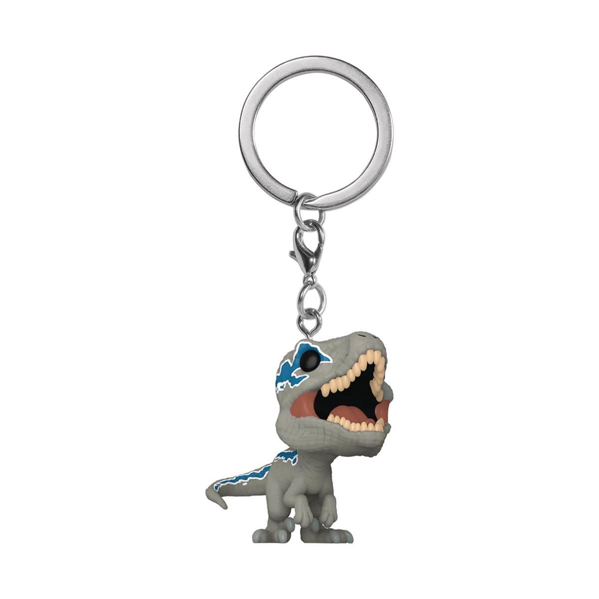 Funko Jurassic World Dominion – Velociraptor Blue Keychain