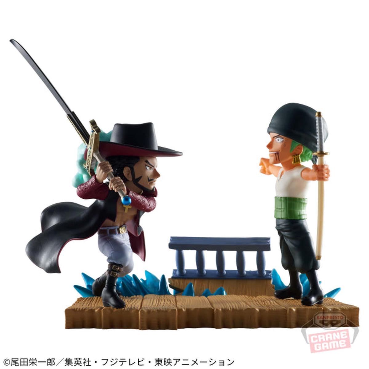 Zoro & Mihawk The Defeat WCF Log Stories One Piece Figure