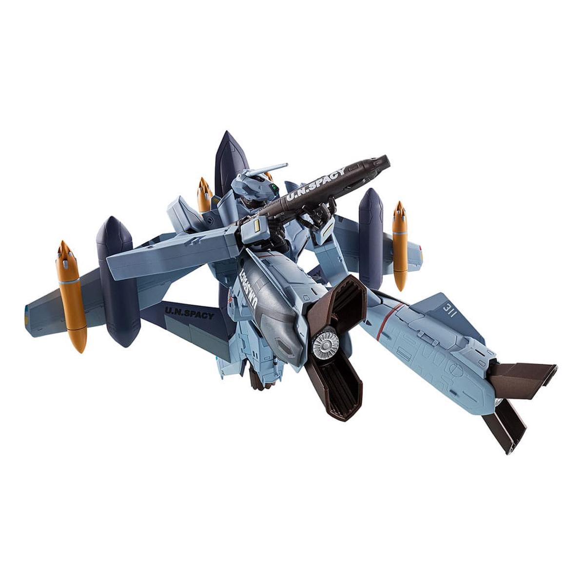 Macross Zero Hi-Metal R Action Figure VF-0A Phoenix (Shin Kudo Use) & QF-2200D-B Ghost 30cm